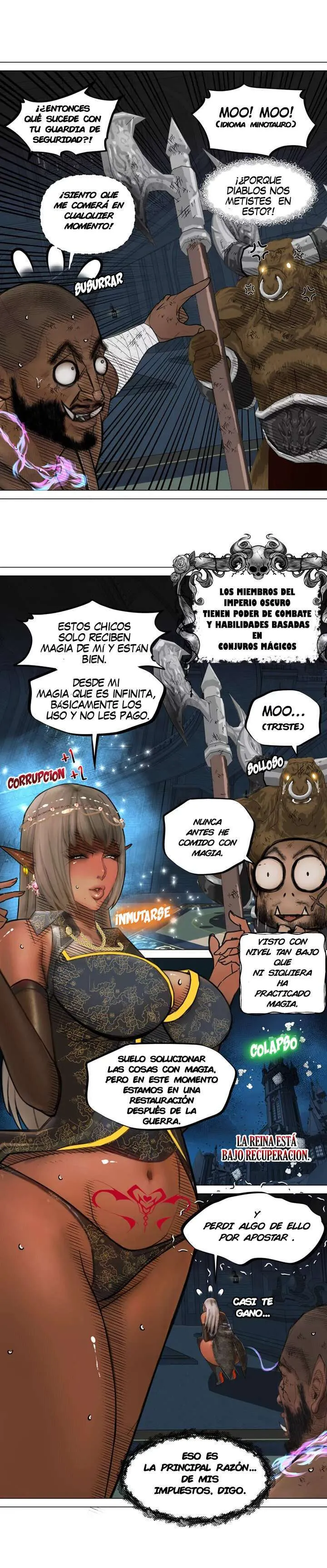 La Reina ELfa Oscura Y El Esclavo Orco Capítulo 3 - Página 4