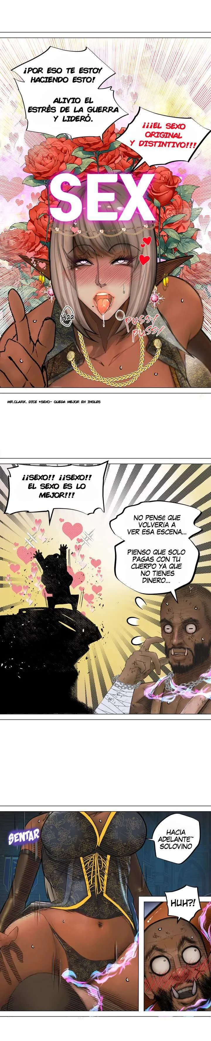 La Reina ELfa Oscura Y El Esclavo Orco Capítulo 3 - Página 5