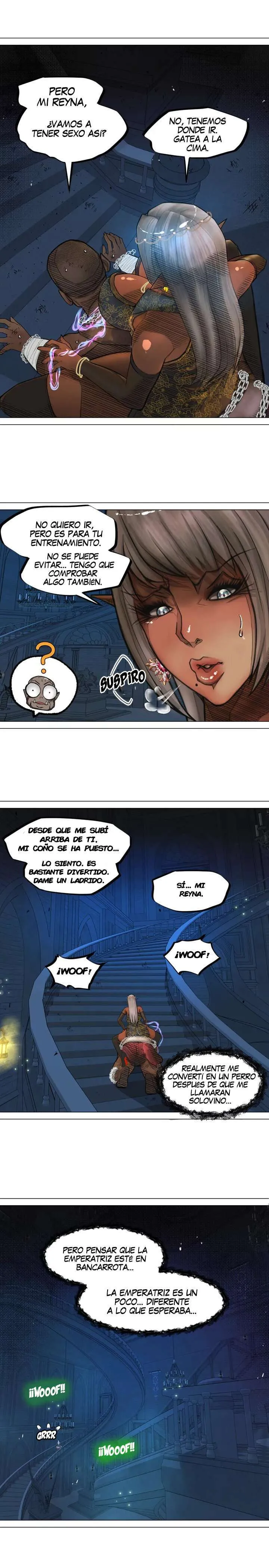 La Reina ELfa Oscura Y El Esclavo Orco Capítulo 3 - Página 7