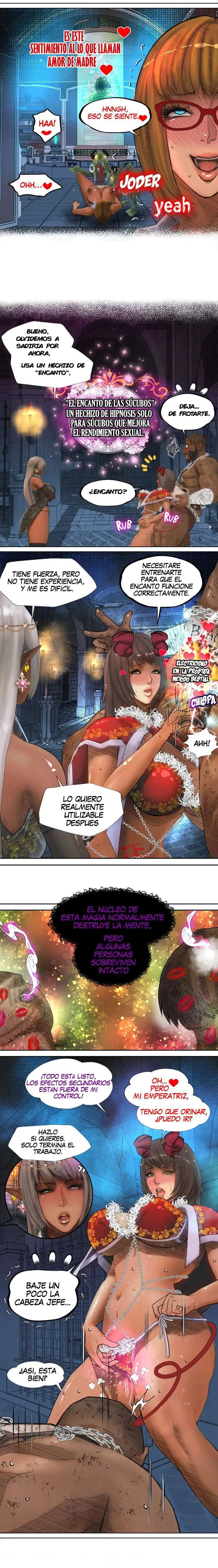 La Reina ELfa Oscura Y El Esclavo Orco Capítulo 4 - Página 4
