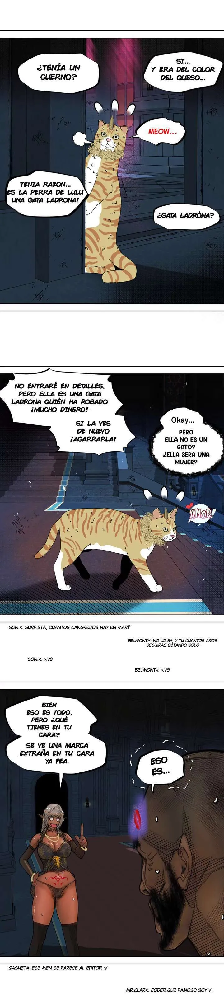 La Reina ELfa Oscura Y El Esclavo Orco Capítulo 4 - Página 13