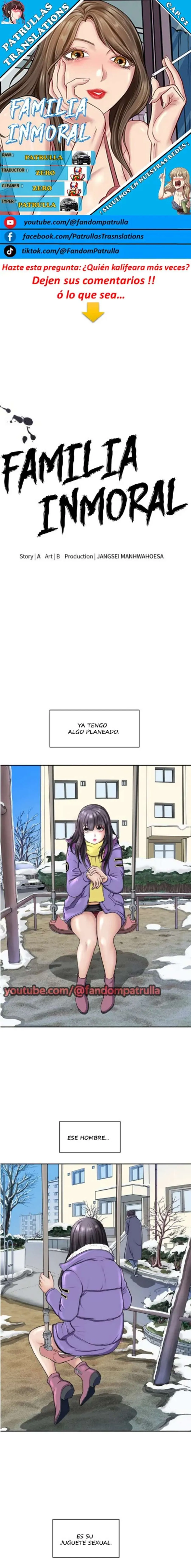 Familia Inmoral Capítulo 2 - Página 1