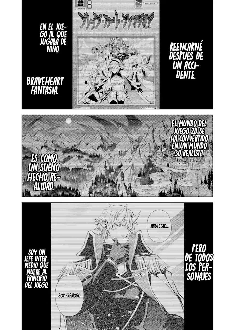 Reencarne como un jefe de nivel intermedio que muere al principio del juego Capítulo 4.1 - Página 1